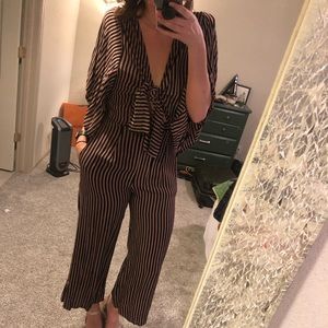 Red and Blue Jumpsuit